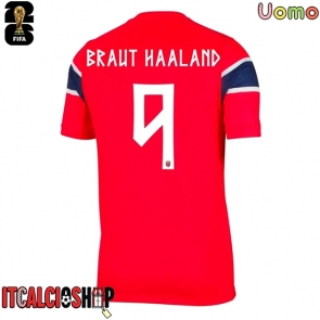 Norvegia Erling Haaland #9 Prima Maglia Mondiali 2026 Manica Corta